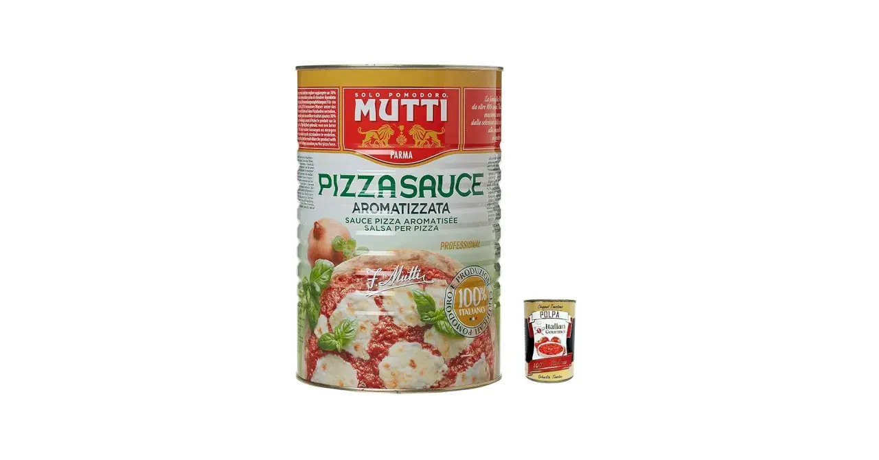 Mutti Pizza Sauce: Das perfekte Rezept für authentische Pizza. Die aromatische Tomatensauce in der großen Dose ist ideal für Profis.