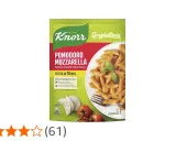 Knorr Spaghetteria Pomodoro Mozzarella: Penne in cremiger Tomaten-Mozzarella-Sauce, fertig in 10 Minuten.