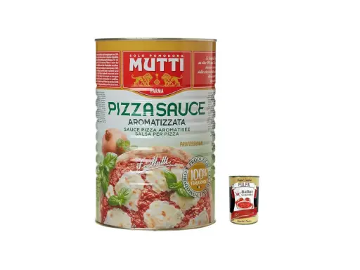 Mutti Pizza Sauce: Das perfekte Rezept für authentische Pizza. Die aromatische Tomatensauce in der großen Dose ist ideal für Profis.