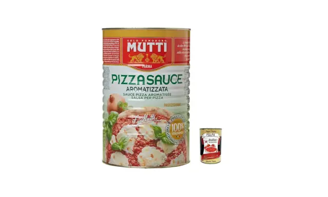 Mutti Pizza Sauce: Das perfekte Rezept für authentische Pizza. Die aromatische Tomatensauce in der großen Dose ist ideal für Profis.